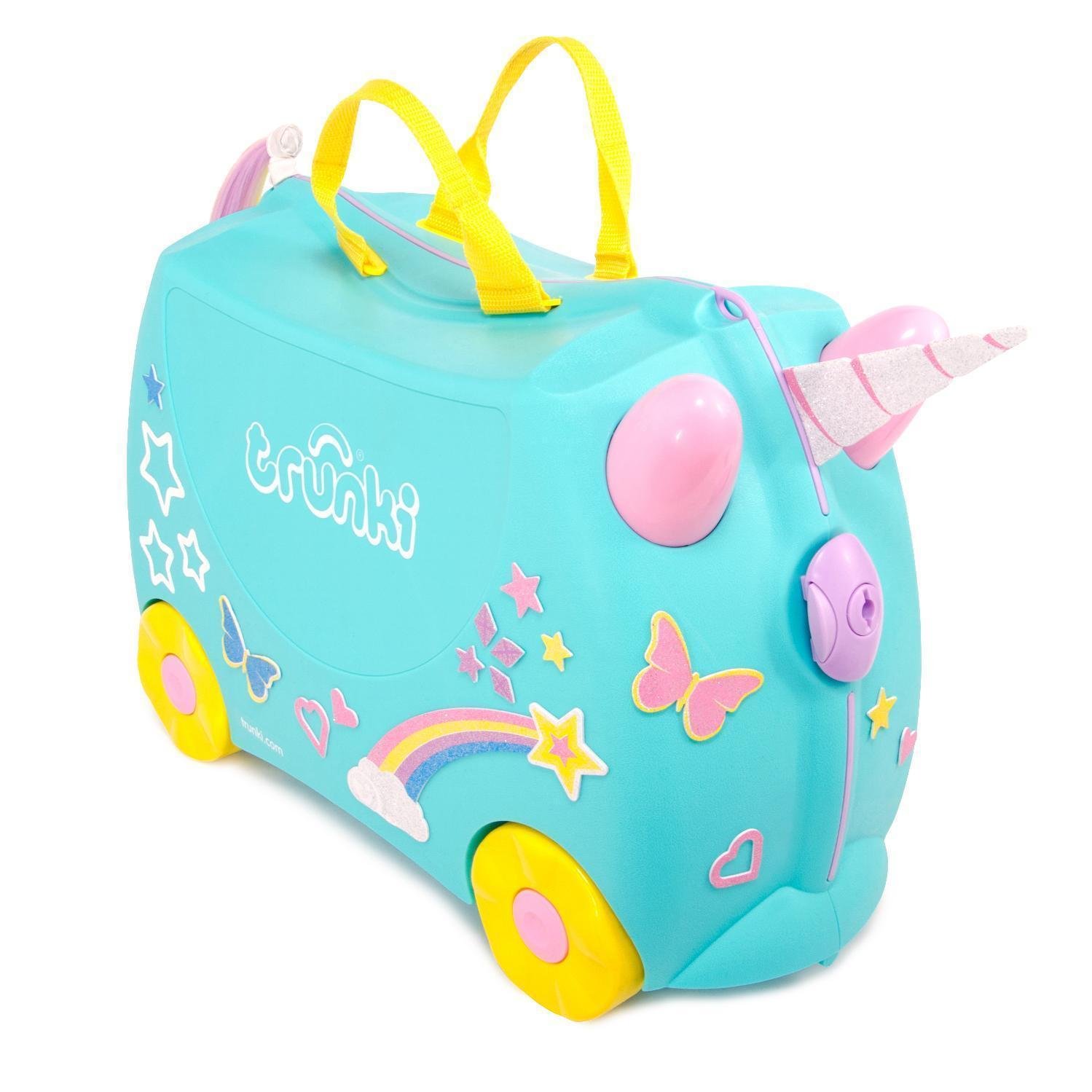 Чемодан детский trunki единорог уна, на колесиках, 0287-gb01 0287-GB01  купить по низкой цене в интернет-магазине МаМаМа.РФ